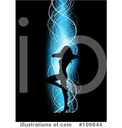 Royalty-Free (RF) Dancer Clipart Illustration by KJ Pargeter - Stock Sample #100644