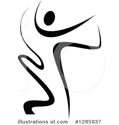 Royalty-Free (RF) Dancer Clipart Illustration by Vector Tradition SM - Stock Sample #1285937