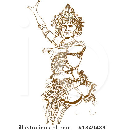 Kandyan Dancer Clipart #1349486 by Lal Perera