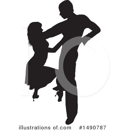 Royalty-Free (RF) Dancer Clipart Illustration by dero - Stock Sample #1490787