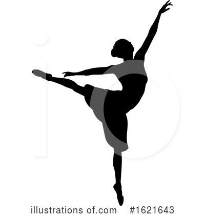 Ballerina Clipart #1621643 by AtStockIllustration