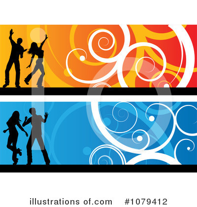 Royalty-Free (RF) Dancers Clipart Illustration by KJ Pargeter - Stock Sample #1079412