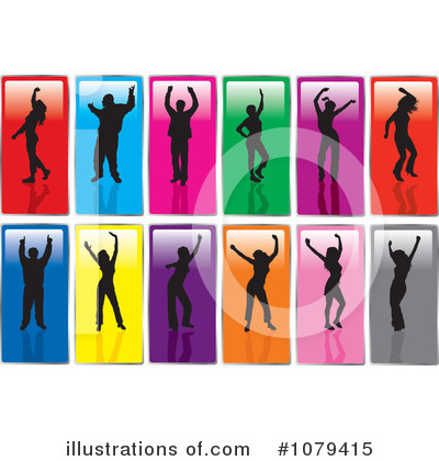 Royalty-Free (RF) Dancers Clipart Illustration by KJ Pargeter - Stock Sample #1079415