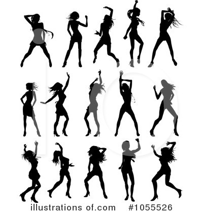 Royalty-Free (RF) Dancing Clipart Illustration by AtStockIllustration - Stock Sample #1055526