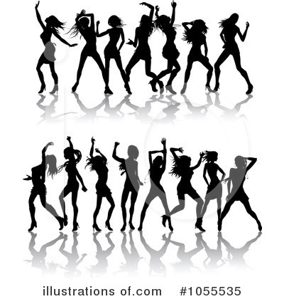 Royalty-Free (RF) Dancing Clipart Illustration by AtStockIllustration - Stock Sample #1055535