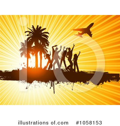 Beach Party Clipart #1058153 by KJ Pargeter