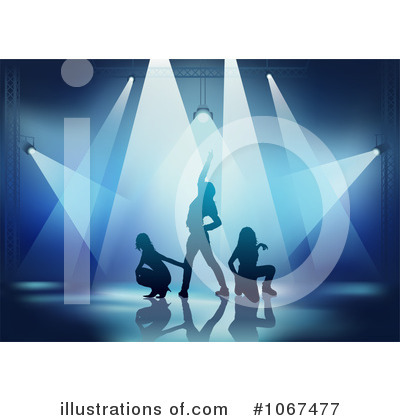 Royalty-Free (RF) Dancing Clipart Illustration by dero - Stock Sample #1067477