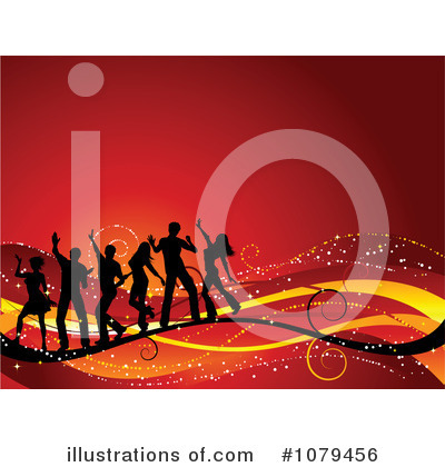 Royalty-Free (RF) Dancing Clipart Illustration by KJ Pargeter - Stock Sample #1079456