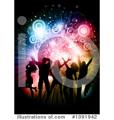 Royalty-Free (RF) Dancing Clipart Illustration by KJ Pargeter - Stock Sample #1091942
