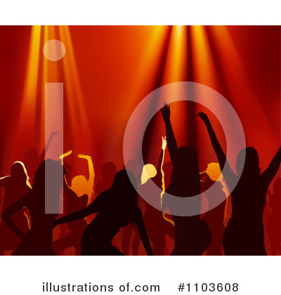 Royalty-Free (RF) Dancing Clipart Illustration by dero - Stock Sample #1103608