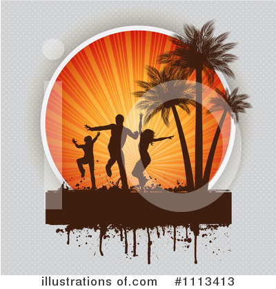 Beach Party Clipart #1113413 by KJ Pargeter