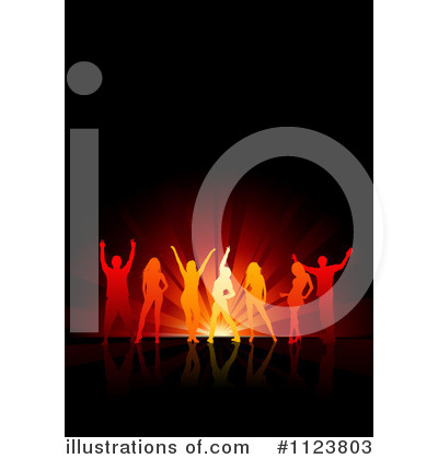 Royalty-Free (RF) Dancing Clipart Illustration by dero - Stock Sample #1123803