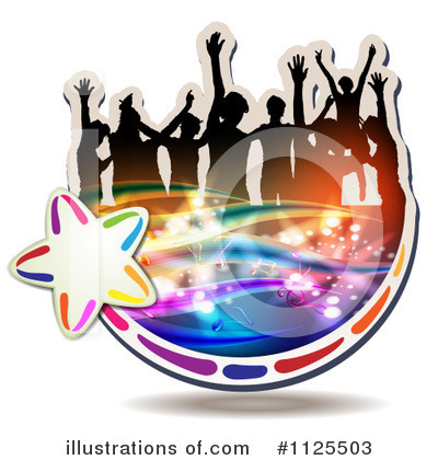 Royalty-Free (RF) Dancing Clipart Illustration by merlinul - Stock Sample #1125503