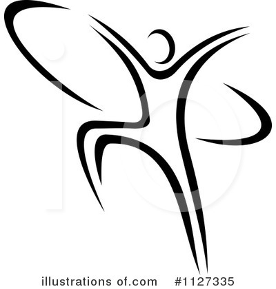 Ribbon Dancer Clipart #1127335 by Vector Tradition SM