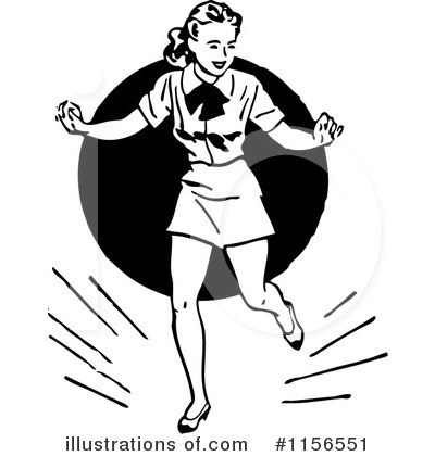 Royalty-Free (RF) Dancing Clipart Illustration by BestVector - Stock Sample #1156551