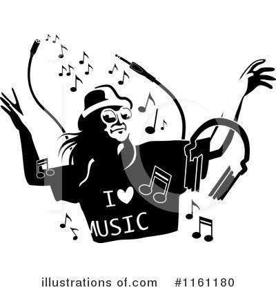 Royalty-Free (RF) Dancing Clipart Illustration by Frisko - Stock Sample #1161180