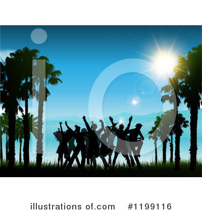 Silhouetted People Clipart #1199116 by KJ Pargeter