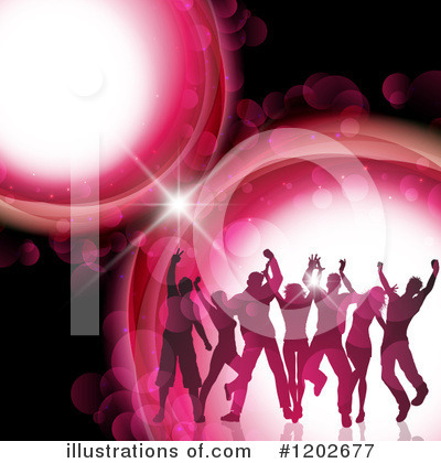 Royalty-Free (RF) Dancing Clipart Illustration by KJ Pargeter - Stock Sample #1202677