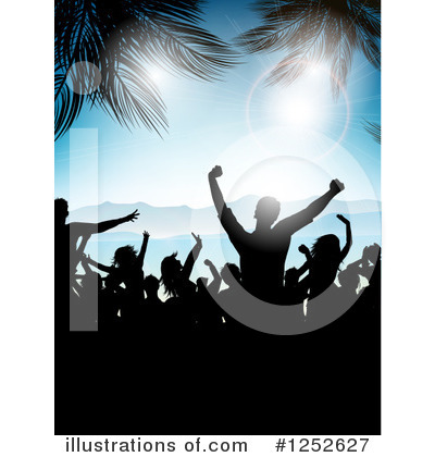 Beach Party Clipart #1252627 by KJ Pargeter