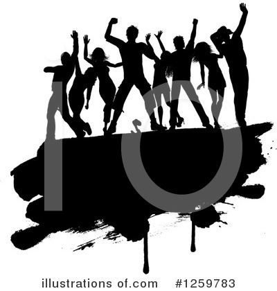 Royalty-Free (RF) Dancing Clipart Illustration by KJ Pargeter - Stock Sample #1259783