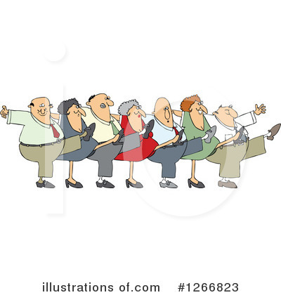 Royalty-Free (RF) Dancing Clipart Illustration by djart - Stock Sample #1266823