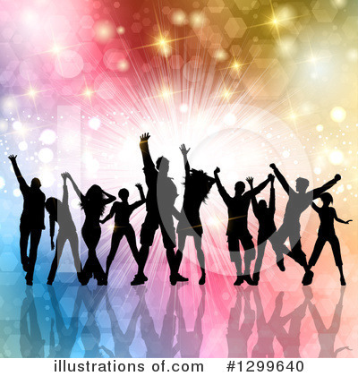 Royalty-Free (RF) Dancing Clipart Illustration by KJ Pargeter - Stock Sample #1299640