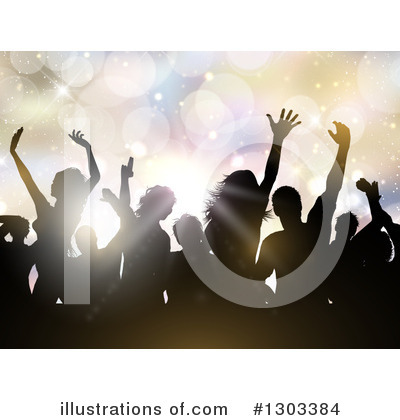 Crowd Clipart #1303384 by KJ Pargeter