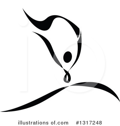 Royalty-Free (RF) Dancing Clipart Illustration by Vector Tradition SM - Stock Sample #1317248