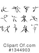 Dancing Clipart #1344903 by Vector Tradition SM