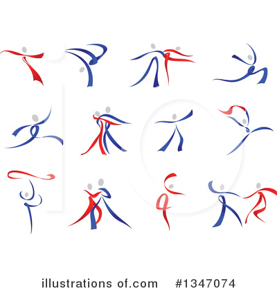 Figure Skating Clipart #1347074 by Vector Tradition SM