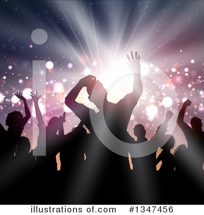 Party Clipart #1347456 by KJ Pargeter