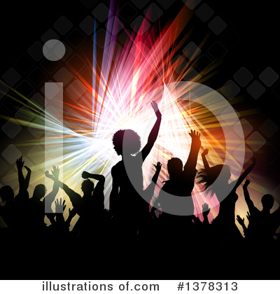 Party Clipart #1378313 by KJ Pargeter