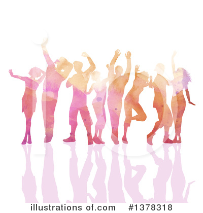 Royalty-Free (RF) Dancing Clipart Illustration by KJ Pargeter - Stock Sample #1378318