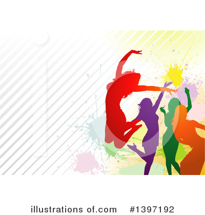 Royalty-Free (RF) Dancing Clipart Illustration by dero - Stock Sample #1397192