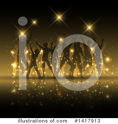 Party Clipart #1417913 by KJ Pargeter