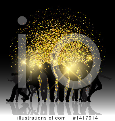Crowd Clipart #1417914 by KJ Pargeter