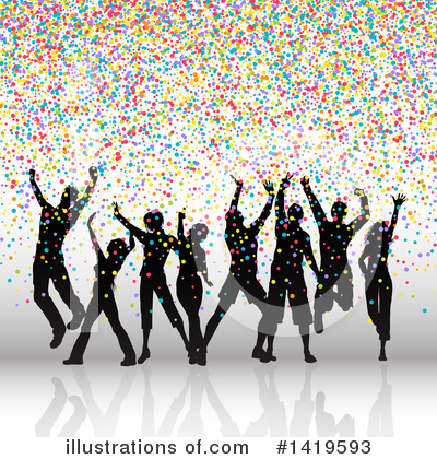 Confetti Clipart #1419593 by KJ Pargeter