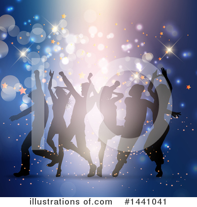 Royalty-Free (RF) Dancing Clipart Illustration by KJ Pargeter - Stock Sample #1441041