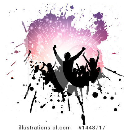 Royalty-Free (RF) Dancing Clipart Illustration by KJ Pargeter - Stock Sample #1448717