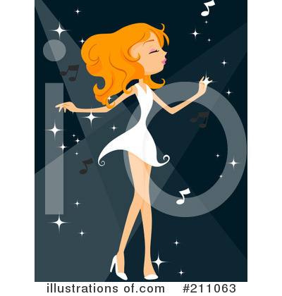 Royalty-Free (RF) Dancing Clipart Illustration by BNP Design Studio - Stock Sample #211063