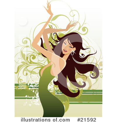 Royalty-Free (RF) Dancing Clipart Illustration by OnFocusMedia - Stock Sample #21592