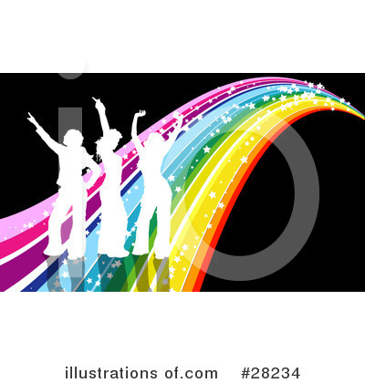 Royalty-Free (RF) Dancing Clipart Illustration by KJ Pargeter - Stock Sample #28234
