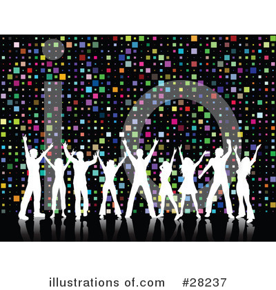 Royalty-Free (RF) Dancing Clipart Illustration by KJ Pargeter - Stock Sample #28237