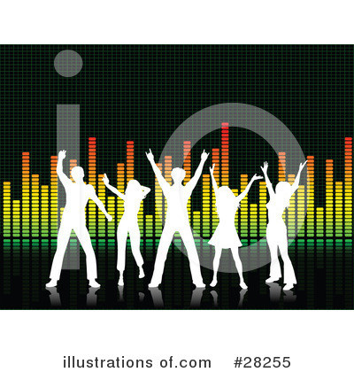 Royalty-Free (RF) Dancing Clipart Illustration by KJ Pargeter - Stock Sample #28255
