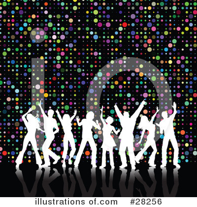 Royalty-Free (RF) Dancing Clipart Illustration by KJ Pargeter - Stock Sample #28256