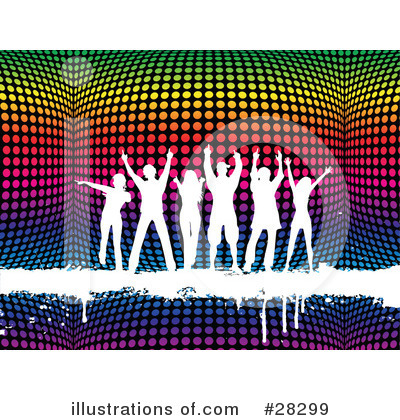 Royalty-Free (RF) Dancing Clipart Illustration by KJ Pargeter - Stock Sample #28299