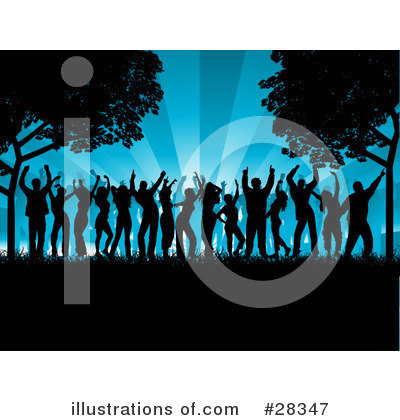 Royalty-Free (RF) Dancing Clipart Illustration by KJ Pargeter - Stock Sample #28347