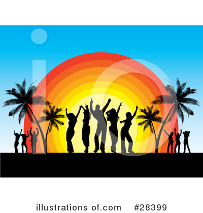 Beach Party Clipart #28399 by KJ Pargeter