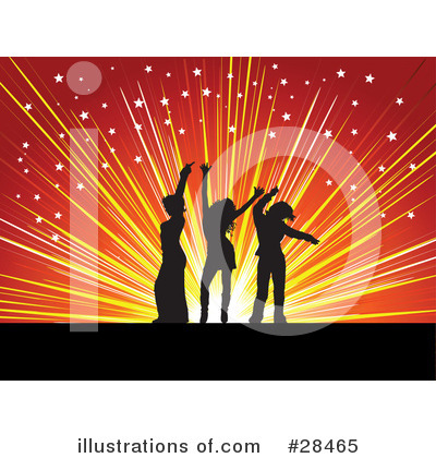 Royalty-Free (RF) Dancing Clipart Illustration by KJ Pargeter - Stock Sample #28465