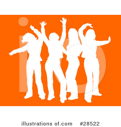 Royalty-Free (RF) Dancing Clipart Illustration by KJ Pargeter - Stock Sample #28522